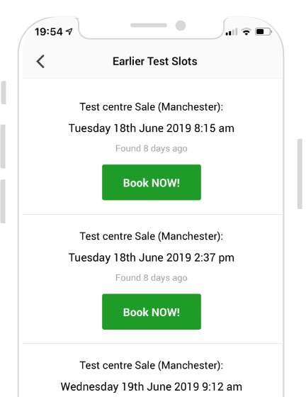 4. Click 'Open GOV.UK' to Confirm Your Test Date Directly