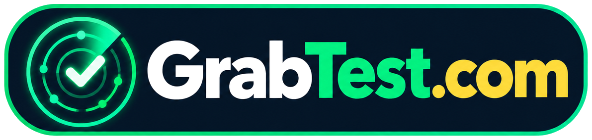 GrabTest.com Official UK Driving Test Slot Alert Logo