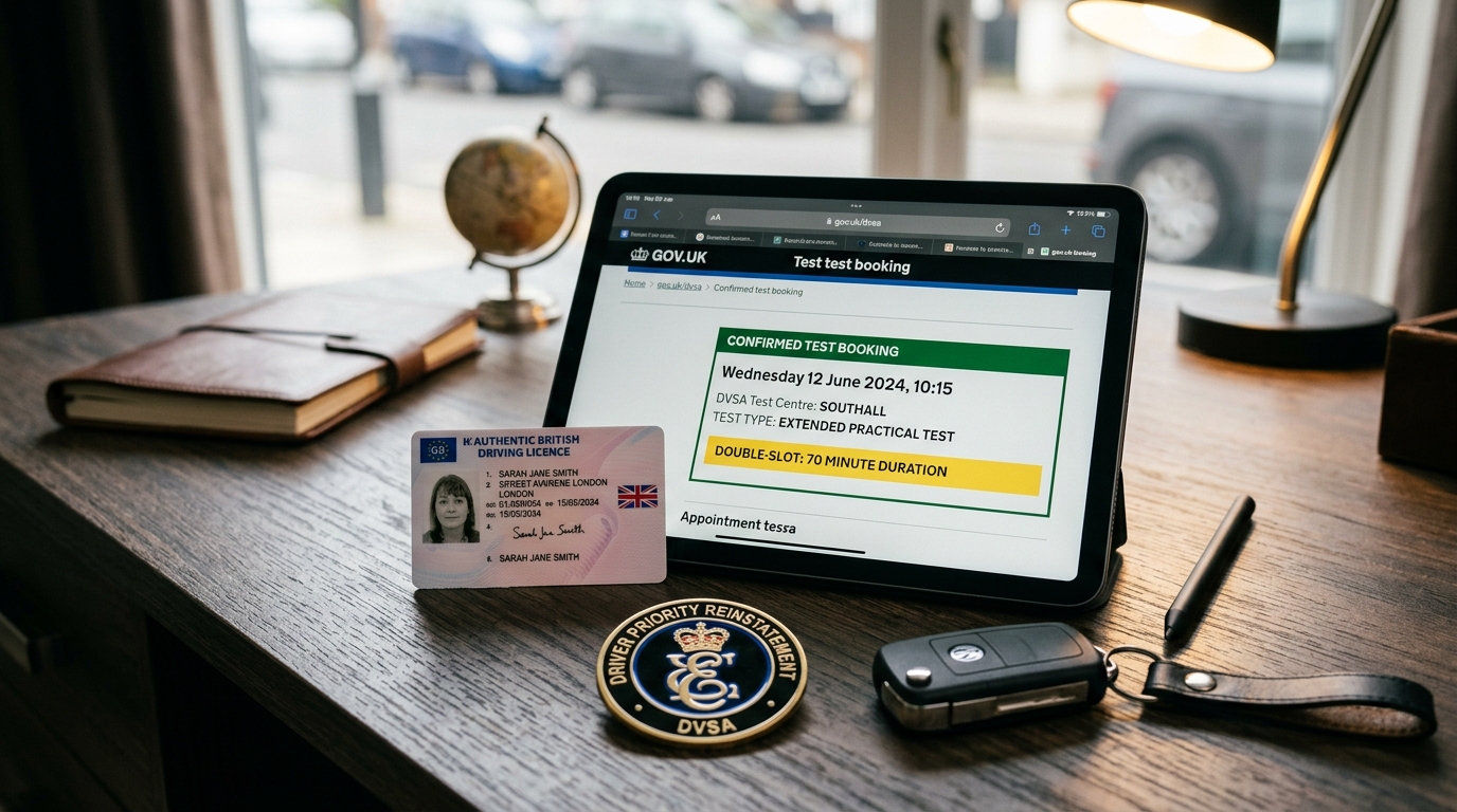 Extended Practical Driving Test (Court-Ordered Double-Slot Retake)