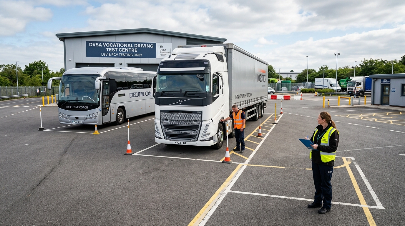LGV / HGV & PCV Bus Vocational Tests (Cat C/CE/D - Part 3a, 3b & CPC Part 4)